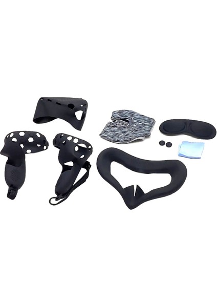 Vr Kask Silikon Koruyucu Kapak Kılıfı Quest 2 Vr Kask Aksesuarları Için Kulaklık Kabuğu, C (Yurt Dışından)