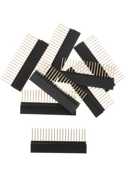 24PCS, 2X20(40 Pin) Ekstra Uzun Dişi 0.1 Inç Pitch Istifleme Başlığı A+/b+/pi 2/pi 3 Ekstra Uzun Başlık (Yurt Dışından)