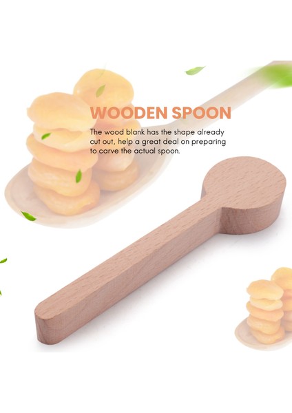 Ahşap Oyma Kaşığı Boş Kayın ve Ceviz Ahşap Bitmemiş Ahşap El Sanatları Whittler Için Whittling Kiti (4 Adet) (Yurt Dışından) modelleri