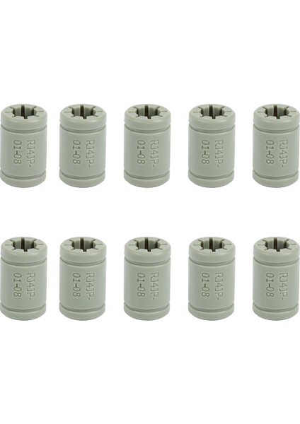 10 Adet Plastik 8 mm Lineer Anet Rulman RJ4JP-01-08 Rulman ile Aynı Anet A8 Prusa I3 3D Yazıcı (Yurt Dışından)
