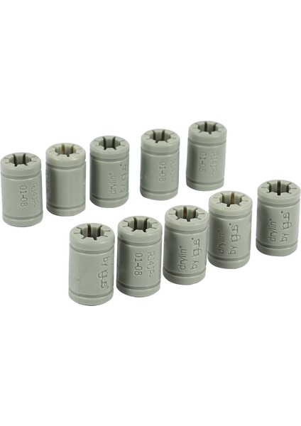 10 Adet Plastik 8 mm Lineer Anet Rulman RJ4JP-01-08 Rulman ile Aynı Anet A8 Prusa I3 3D Yazıcı (Yurt Dışından)