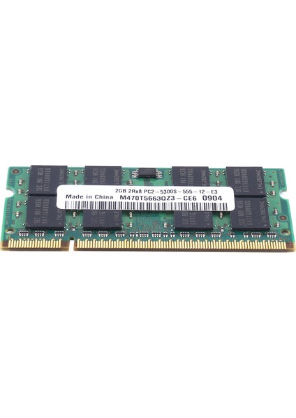 2x Ddr2 2 GB Ram Bellek Pc2 5300 Dizüstü Bilgisayar Ram Memoria Sodımm Ram 667 Mhz Bellek 200PIN Ram Bellek (Yurt Dışından)