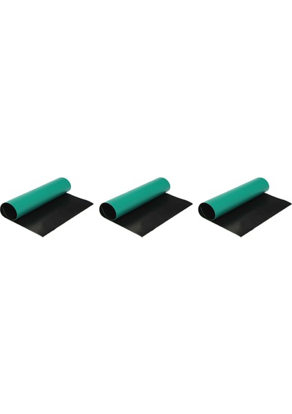 3x Yeşil Masaüstü Anti Statik Esd 300X400MM Telefon Pc Tablet Onarımı Için Topraklama Mat (Yurt Dışından)