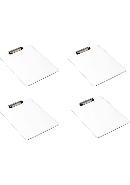 A4 / Letter Boyutlu Sayfalar Için 4pcs Süblimasyon Boş Pu Deri Belge Klasörleri (Yurt Dışından)
