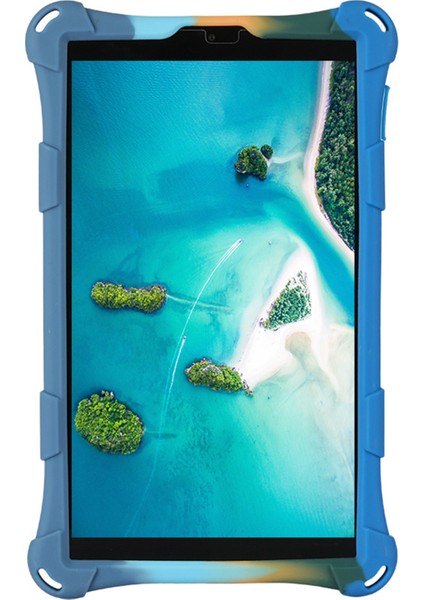 Tab A7 Lite 2021 Için Tablet Kılıfı 8.7 Inç T220 T225 Tablet Kılıfı Ofis Için Kalemli Tablet Standı(B) (Yurt Dışından)