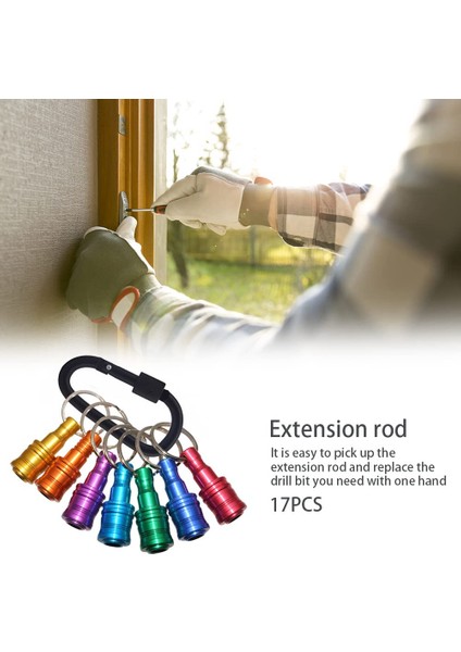 14 Adet 1/4 Inç Altıgen Tornavida Uçları Tutucu Anahtarlık, Uzatma Çubuğu Tornavida Uçları Tutucu Soket Adaptörü (Yurt Dışından) fırsatları