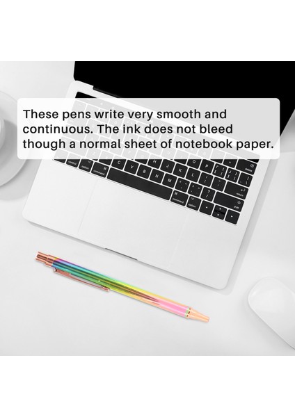 Geri Çekilebilir Tükenmez Kalemler, Lüks Gökkuşağı Tıklayın Metal Kalem Siyah Mürekkep Kalemler 1.0 mm Masa Ofis Aksesuarları Için (Yurt Dışından) fiyatları