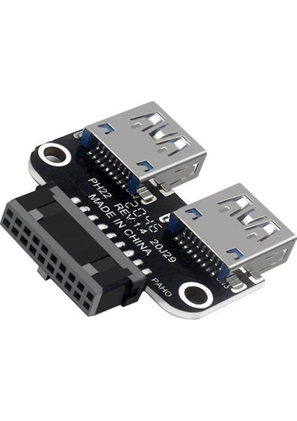 3x 20PIN Çift Usb3.0 Adaptör Connverter Masaüstü Anakart 19 PIN/20P Başlık 2 Port USB A Dişi Konnektör, PH22 (Yurt Dışından)