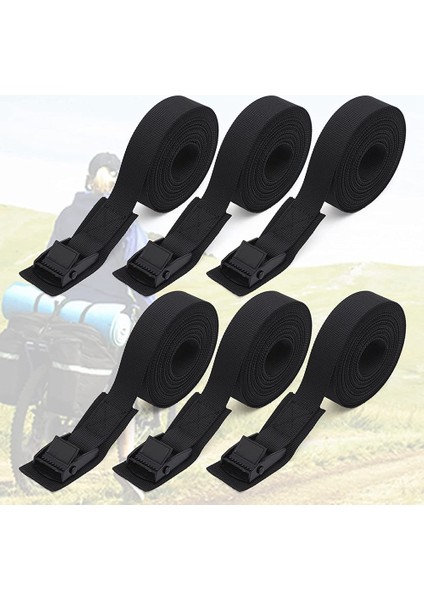 Ayarlanabilir Kam Tokalı 6.6ft Bağlama Askıları Paketleme, Kargo, Bagaj Için 550LBS'YE Kadar Bağlama Cinch Askıları 6 Paket (Yurt Dışından) fiyatları