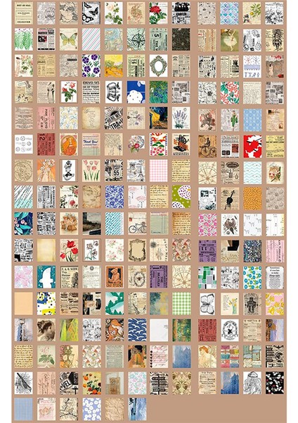 365 Yaprak Vintage Scrapbooking Dıy Malzeme Kağıt Çiçek Haber Mektubu Dekoratif Retro Sanat Zanaat Süsleme Malzemeleri (Yurt Dışından) indirimleri