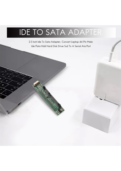 3 Adet 2.5 Inç Ide Sata Adaptörü, Dizüstü Bilgisayarı 44 Pin Erkek Ide Pata HDD Sabit Disk Sürücüsü Ssd'yi Seri Bağlantı Noktasına Dönüştürün (Yurt Dışından)