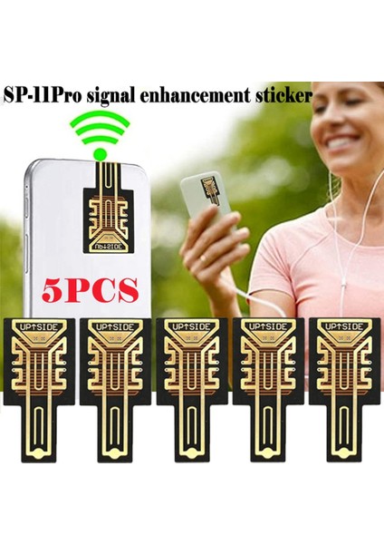 10 Adet Taşınabilir Cep Telefonu Sinyal Geliştirme Çıkartmalar Güçlendirici SP11 Pro Akıllı Telefonlar Için Anten Sinyal Amplifikatörü (Yurt Dışından)