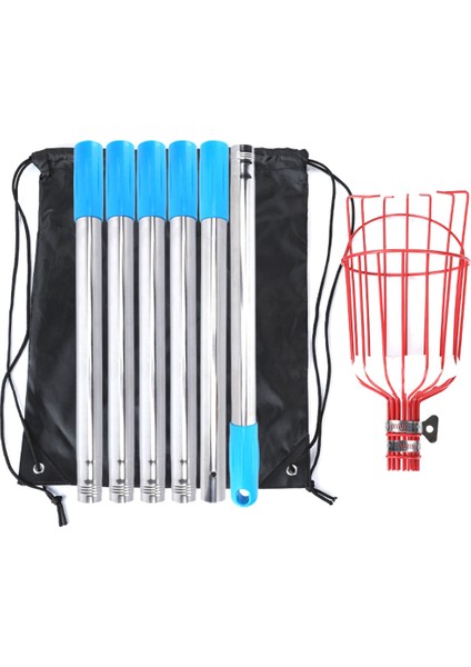 Sepetli Seçici Aracı 8ft Ayarlanabilir Sepetli Seçici Aracı, Ağaç Toplama Için Yakalayıcılı (Yurt Dışından)