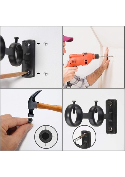 Perde Çubuk Braketi Sağlam Ayarlanabilir Çift Perde Çubuk Braketleri Çap 1.1 Inç Için Daire Perde Çubuk Tutucular (Yurt Dışından) fiyatları