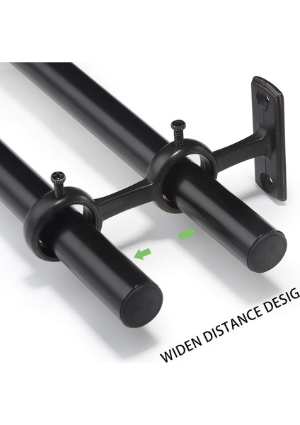 Perde Çubuk Braketi Sağlam Ayarlanabilir Çift Perde Çubuk Braketleri Çap 1.1 Inç Için Daire Perde Çubuk Tutucular (Yurt Dışından) indirimleri