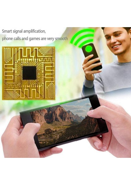 6pcs Cep Telefonu Sinyal Geliştirme Çıkartmaları Açık Ağ Geliştirme Amplifikatörü Taşınabilir Sinyal Güçlendirici (Yurt Dışından) modelleri