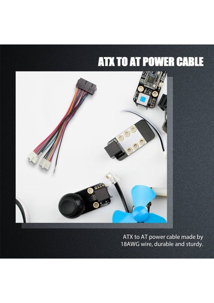 20PIN Atx - 2-Port 6pin At Psu Dönüştürücü Güç Kablosu 20 Pin Atx - At Güç Kablosu 20CM 386 286 486 586 Eski Bilgisayar Için (Yurt Dışından) fırsatları