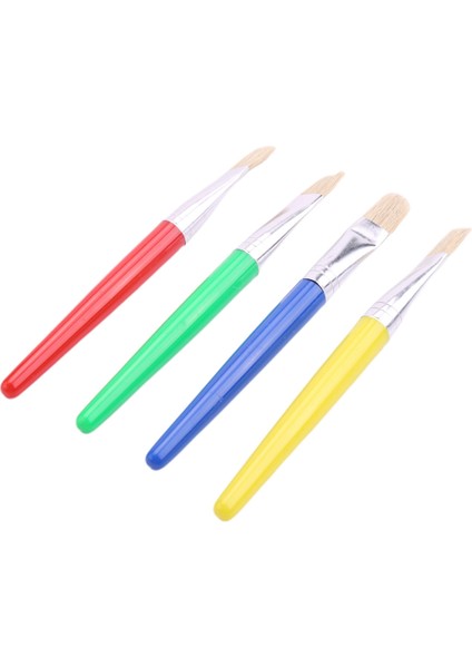 Yürümeye Başlayan Çocuklar Için Boya Fırçaları 24'lü Paket, Kıl Yuvarlak ve Düz Okul Öncesi Boya Fırçaları, Yıkanabilir Boya Akrilik Boya Için (Yurt Dışından) fırsatları