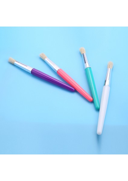 Yürümeye Başlayan Çocuklar Için Boya Fırçaları 24'lü Paket, Kıl Yuvarlak ve Düz Okul Öncesi Boya Fırçaları, Yıkanabilir Boya Akrilik Boya Için (Yurt Dışından) indirimleri