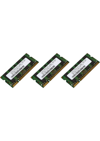 3x 2 GB Ddr2 Ram Bellek 667 Mhz Pc2 5300 Dizüstü Bilgisayar Ram Memoria 1.8 V 200PIN Sodımm Amd Için (Yurt Dışından)