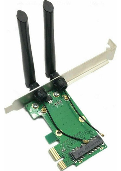 Pc Için 6 Antenli Harici Pcı-E Adaptörüne 3x Kablosuz Kart Wifi Mini Pcı-E Express (Yurt Dışından) modelleri