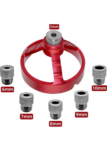 Merkezi Dübel Jig 5/6/7/8/9/10MM Delme Kılavuzu Dikey Cep Delik Jig Doğrama Dübel Delik Delme Bulucu Aracı Mavi (Yurt Dışından)