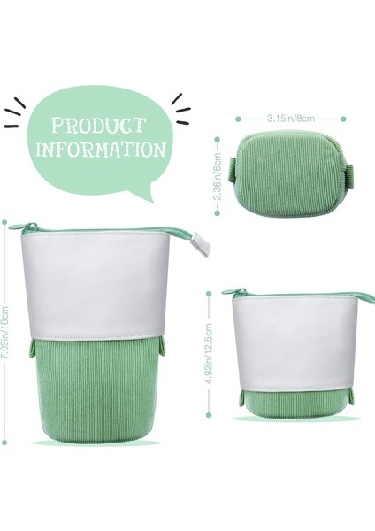 Parça Teleskopik Kalem Kutusu Ayakta Kırtasiye Kalemlik Tuval Çift Kullanımlı Pop-Up Standı Fermuarlı Kalem Çantaları B (Yurt Dışından) modelleri