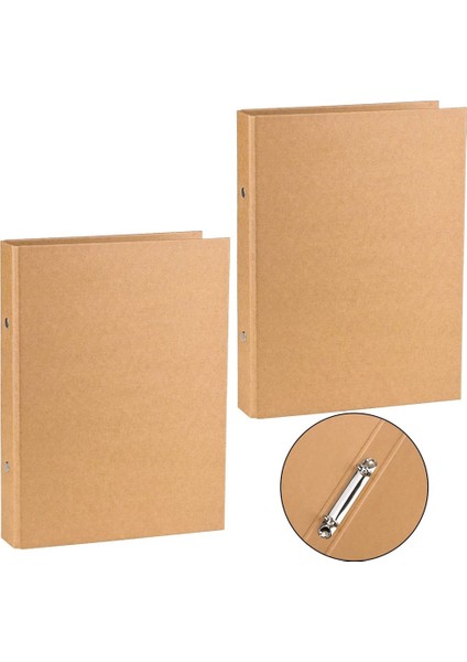 2 Adet A5 Doldurulabilir Halka Bağlayıcı, A5 Kraft Kağıt Binder Tepsisi, 2 Halkalı, Gevşek Sayfaları Eklemek Için, A5 Kraft Kağıt Klasörler (Yurt Dışından) fiyatları