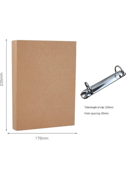 2 Adet A5 Doldurulabilir Halka Bağlayıcı, A5 Kraft Kağıt Binder Tepsisi, 2 Halkalı, Gevşek Sayfaları Eklemek Için, A5 Kraft Kağıt Klasörler (Yurt Dışından) modelleri