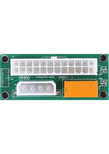 10 Paket Çift Psu Çoklu Güç Kaynağı Adaptörü, Btc Madenci Için Molex 4pin Konektörüne ADD2PSU Atx 24 Pin (Yurt Dışından)