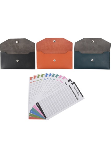 3 Adet Para Nakit Zarflar Çanta Cüzdan Zarf Bahar Şenliği Düğün Doğum Günü Tatilleri Için Yeniden Kullanılabilir Bütçe Zarfı (Yurt Dışından)