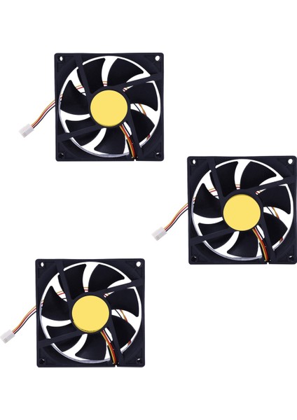 3x 3 Pin 90MM 25MM Soğutucu Fan Soğutucu Soğutma Radyatörü Bilgisayar Pc Cpu 12 V (Yurt Dışından)