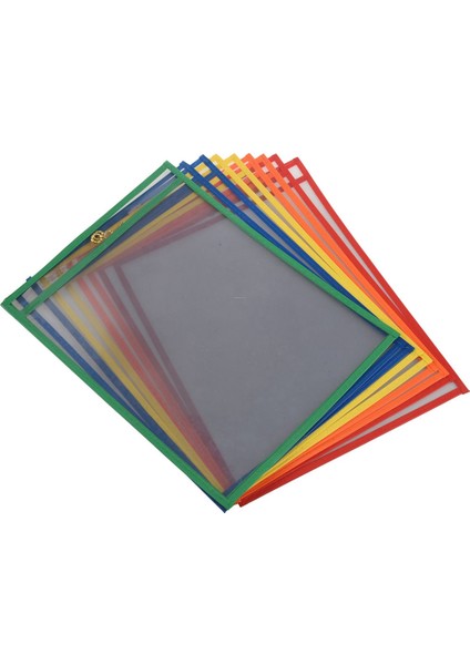 10 Adet Kuru Silme Cepler Büyük Boy 9X12 Inç Cepler Sınıf Organizasyon Yeniden Kullanılabilir Kuru Silme Cepler Öğretim Malzemeleri (Yurt Dışından) fiyatları