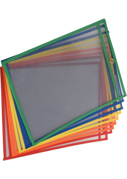 10 Adet Kuru Silme Cepler Büyük Boy 9X12 Inç Cepler Sınıf Organizasyon Yeniden Kullanılabilir Kuru Silme Cepler Öğretim Malzemeleri (Yurt Dışından) modelleri
