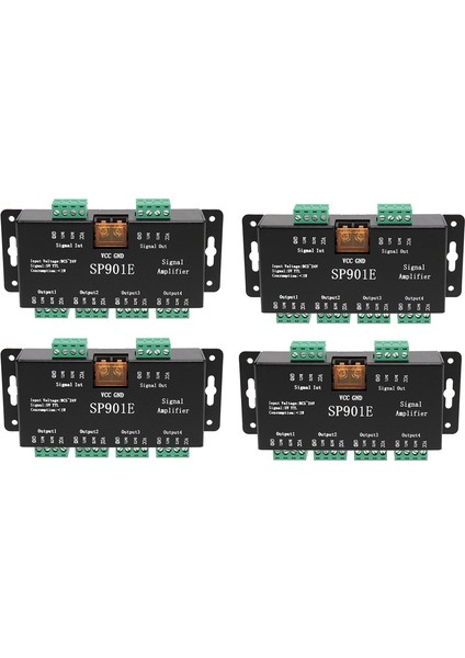 4x SP901E LED Piksel WS2812B WS2811 Spı Sinyal Amplifikatörü Tekrarlayıcı WS2813 SK6812 WS2815 WS2801 SK9822 Vb Tüm Rgb (Yurt Dışından)