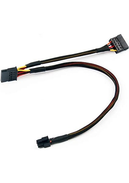 5x Mini 6pin To 15PIN X2 Sata Güç Kablo Kordonu Vostro 3650 3653 3655 Masaüstü Bilgisayar HDD SSD Genişletme Kablosu (Yurt Dışından) fiyatları