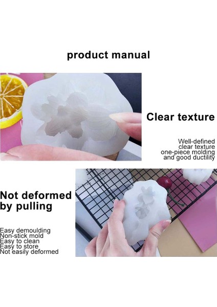 Adet Mum Silikon, Etli Bitkiler Kalıp Reçine Döküm Dıy Mum Sabunu ve Epoksi Reçine El Sanatları Yapımı Için (Yurt Dışından) modelleri