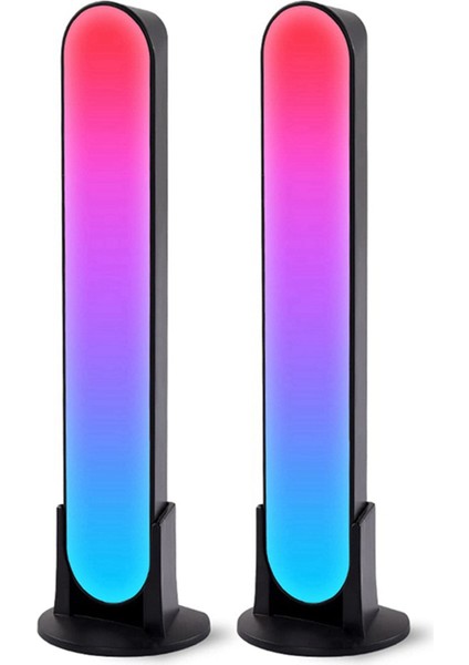 Abd Plug Bar ile Akıllı LED Işık Rgb Atmosfer Işığı Müzik Senkronizasyonu Çoklu Modlar Tv Duvar Oyun Odası Gece Lambası (Yurt Dışından)