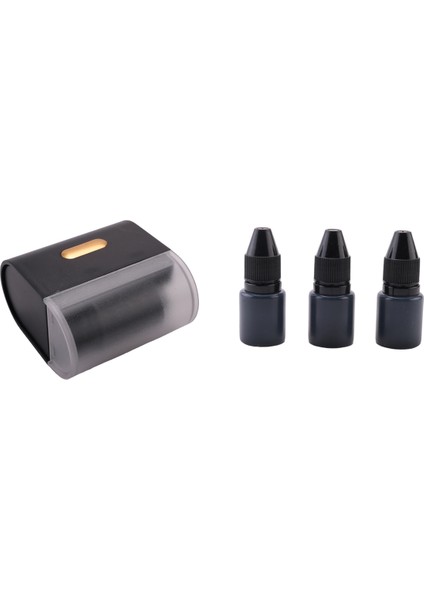 Geri Çekilebilir Seramik Bıçaklı 3'ü 1 Arada Gizli Silindirli Damga 3 Paket Yedek Mürekkepler, Kişisel Blokaj Kiti Siyah (Yurt Dışından)