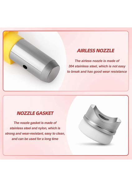 Havasız Boya Nozulları Seti, Tersinir Püskürtme Uçları Havasız Boya Püskürtme Memesi Ipuçları Havasız Püskürtme Püskürtme Parçaları (Yurt Dışından) fiyatları