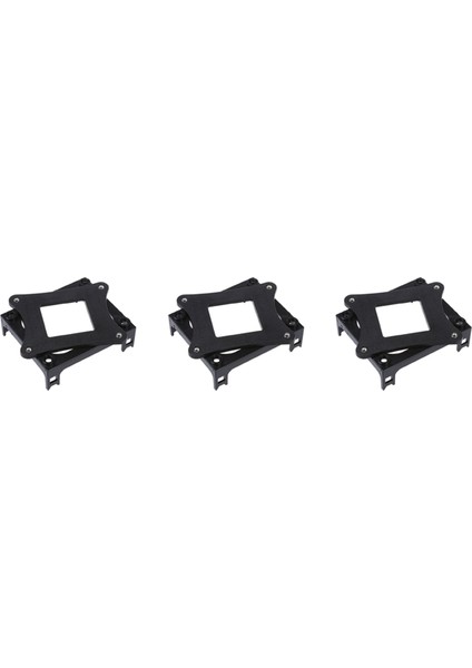 Soket 478 Için 3x Siyah Plastik Cpu Fan Montaj Braketi Tabanı (Yurt Dışından)