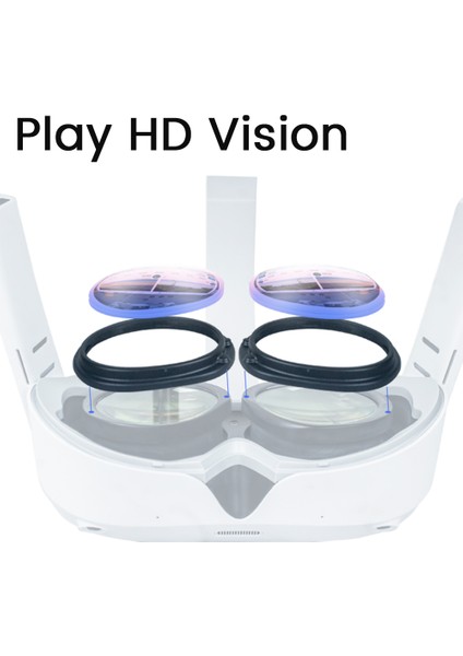 Pıco 4 Miyopi Gözlük Çerçevesi Için Vr Manyetik Emme Enjeksiyon Çerçevesi Pico4 Miyopi Lens Adaptörü ile Donatılmıştır (Yurt Dışından) fırsatları
