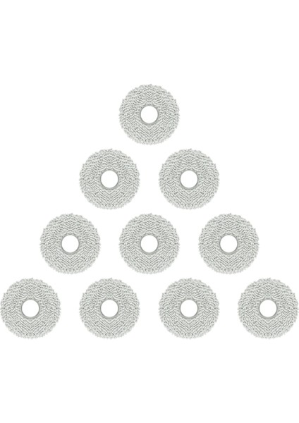 10 Adet Paspas Bezi Yedek Parçalar Deebot T10 Turbo / X1OMNI/TURBO / X1S Pro/ T10S Pro / T20 Pro Max (Yurt Dışından)