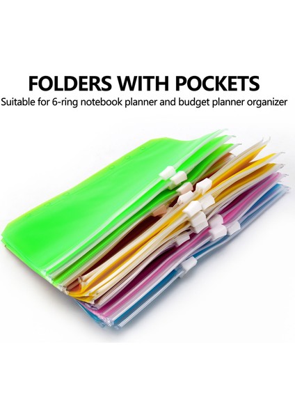 24 Adet Bütçe Bağlayıcı, Bütçeleme Için Nakit Zarflar, A6 Bağlayıcı Cebi, Fermuarlı Zarflı Bütçe Bağlayıcı (Yurt Dışından) indirimleri