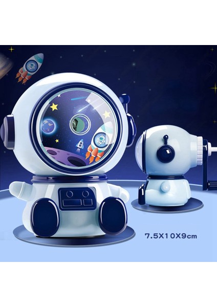 2 Adet Astronot Karikatür Kalemtıraş, Otomatik Kalemtıraş Astronot Kalemtıraş Bileyici Uzay Tema Doğum Günü Hediyesi Pembe (Yurt Dışından) fırsatları