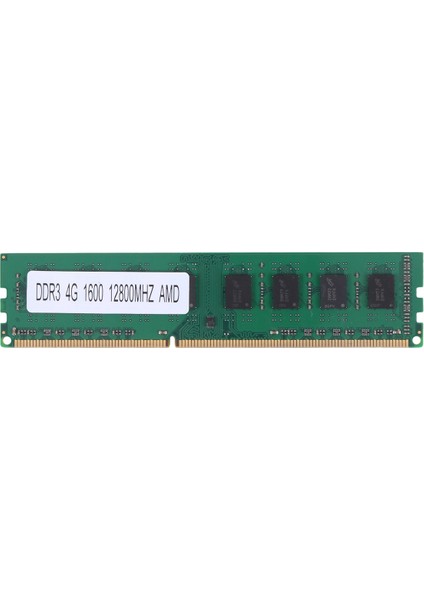Masaüstü Amd Için 6x Ddr3 4 GB Bellek Ram PC3-12800 1.5V 1600MHZ 240 Pin Masaüstü Bellek Dımm Arabelleksiz ve Ecc Olmayan (Yurt Dışından)