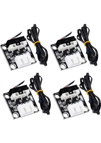 4 Takım Eksen Mini Limit Anahtarı Mekanik Anahtar Son Durdurma 3pin 3D Yazıcı Parçaları CR10 CR10S Ender3 (Yurt Dışından)