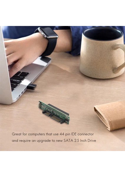 3 Adet 2.5 Inç Ide Sata Adaptörü, Dizüstü Bilgisayarı 44 Pin Erkek Ide Pata HDD Sabit Disk Sürücüsü Ssd'yi Seri Bağlantı Noktasına Dönüştürün (Yurt Dışından)