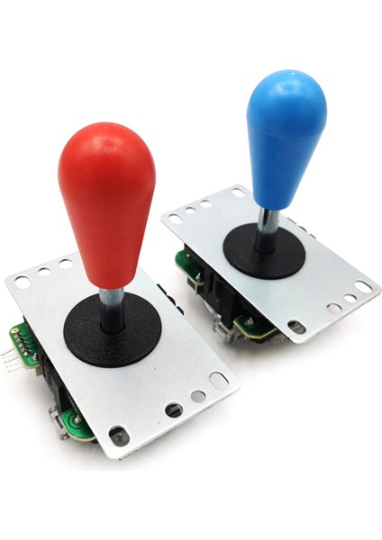 Arcade Joystick Dıy Kiti Sıfır Gecikme USB Denetleyici Pc Oval Topu Joystick ile 30MM Basma Düğmeleri Pc Ps3 Için (Yurt Dışından) fırsatları