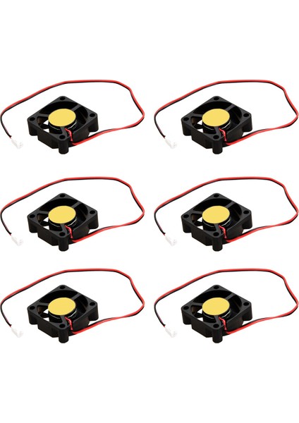 6 Adet 30MM x 30MM x 10MM 3010S 12V 0.06A Fırçasız Dc Soğutma Fanı (Yurt Dışından)
